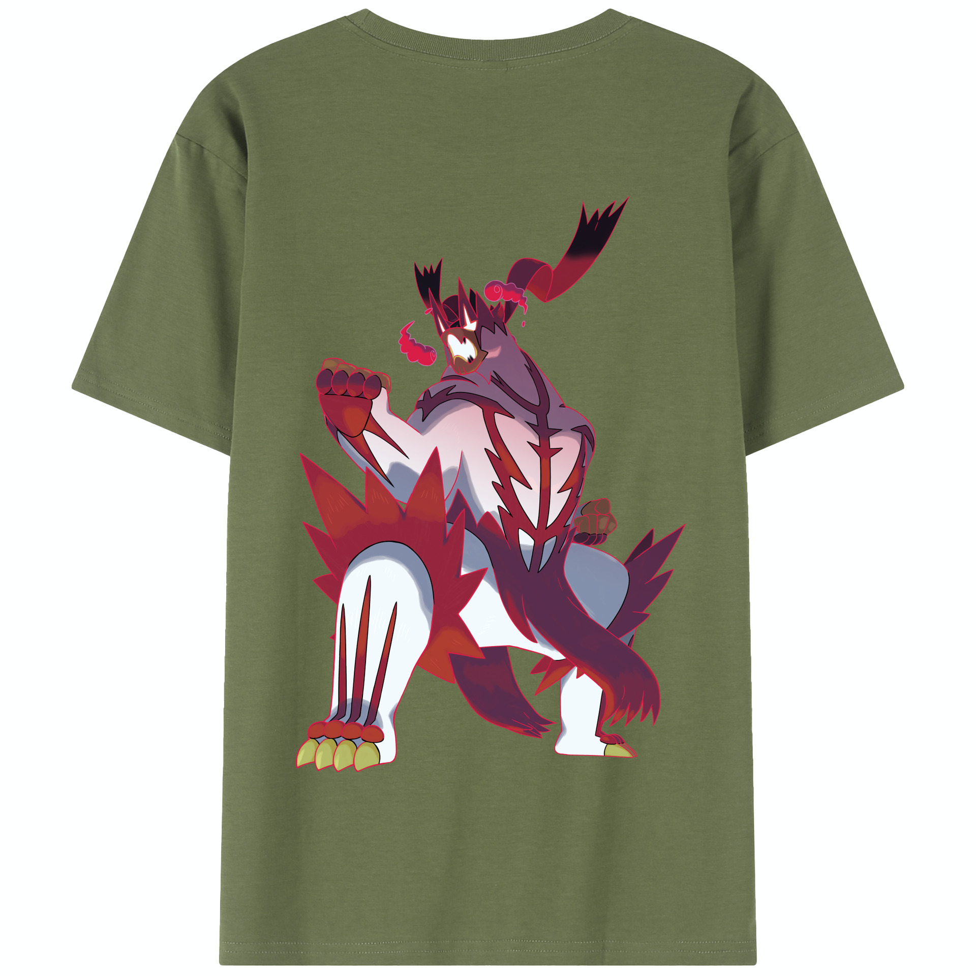 （画像用） ポケットモンスター Pokémon 綿100％半袖Tシャツ（背面プリント）